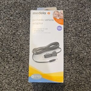 NEW Medela Model 90R1.5-2 UL Rating 1.5A 12V Vehicle Adapter with Black Cable